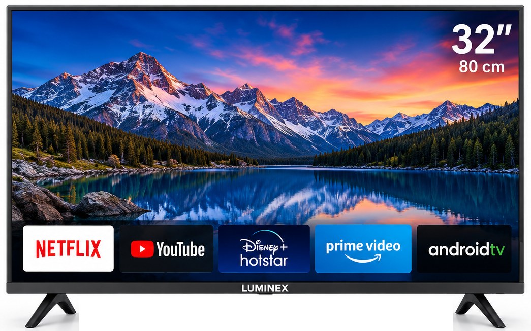 Luminex 32 inch Smart LED TV front view